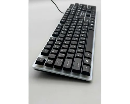 Клавиатура проводная XSTRIKE X-1080, RGB подсветка, 104 клавиши, USB, черная