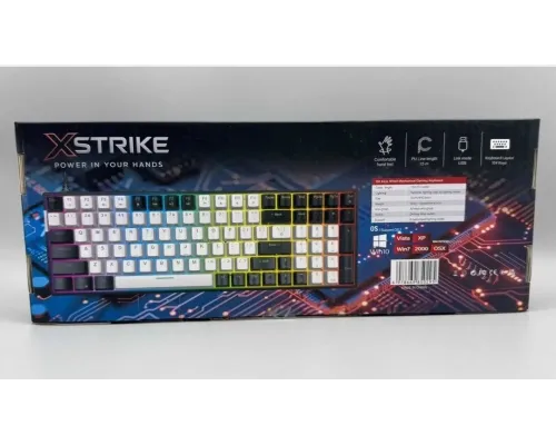 Механическая клавиатура RGB XSTRIKE XS-1030 USB 100 keys с подсветкой