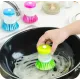 Щетка для мытья посуды с диспенсером под моющее средство soap brush.