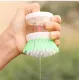 Щетка для мытья посуды с диспенсером под моющее средство soap brush.