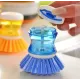 Щетка для мытья посуды с диспенсером под моющее средство soap brush.