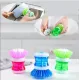 Щетка для мытья посуды с диспенсером под моющее средство soap brush.