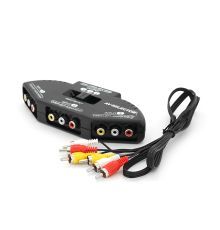 Конвертер 3 x 3RCA / 1x3RCA з перемикачем