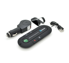 Bluetooth гарнітура для автомобіля LV-B08 Bluetooth 4.1, АЗУ, кабель micro-USB, утримувач, Box