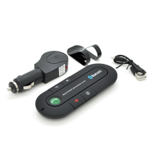 Bluetooth гарнітура для автомобіля LV-B08 Bluetooth 4.1, АЗУ, кабель micro-USB, утримувач, Box