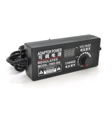 Адаптер живлення з регулюванням 9-24V 5A, штекер 5,5 * 2,5, LED - індикація