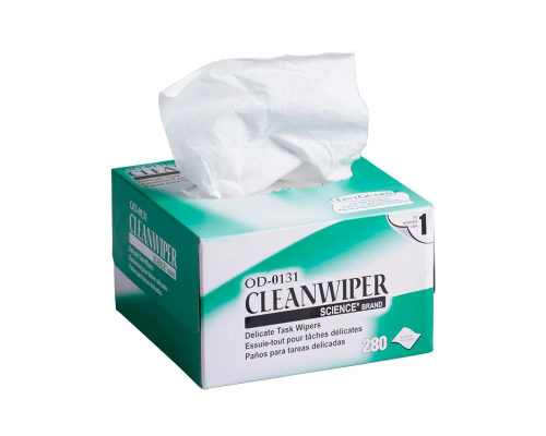 Серветки безворсові для оптики CLEAN WIPER OD-0131, 280 шт. Серветки безворсові для оптики CLEAN WIPER OD-0131, 280 шт.