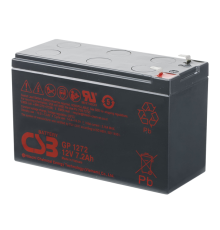 Акумуляторна батарея CSB GP1272F2, 12V 7,2Ah (25W) (151х65х100мм) 1.9кг Q10/420