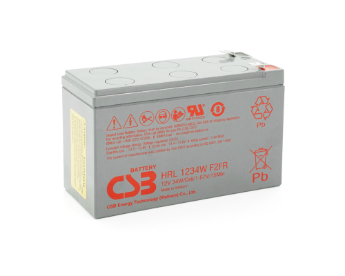 Акумуляторна батарея CSB HRL1234WF2FR, 12V 9Ah (151х65х98мм) Q10 Акумуляторна батарея CSB HRL1234WF2FR, 12V 9Ah (151х65х98мм) Q10