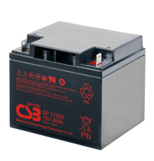 Акумуляторна батарея CSB GP12400, 12V 40Ah (197х166х170мм), Q1
