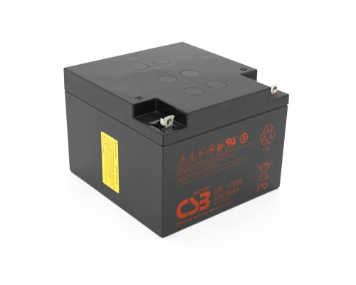 Акумуляторна батарея CSB GPL12260, 12V 26Ah (166х175х125 мм), Q2/72 (В'ЄТНАМ)