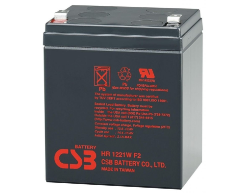 Акумуляторна батарея CSB HR1221WF2, 12V 5Ah (90х70х100 (105)) Q10/630 Акумуляторна батарея CSB HR1221WF2, 12V 5Ah (90х70х100 (105)) Q10/630