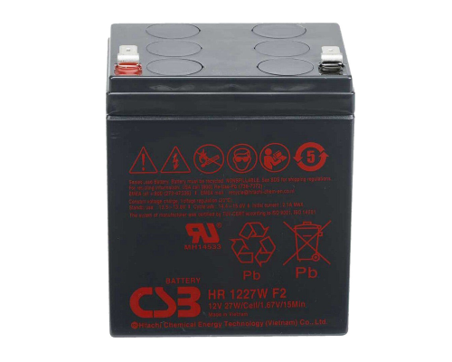 Акумуляторна батарея CSB HR1227WF2, 12V 6,5Ah (90х70х106мм), 1.97 kg Q10