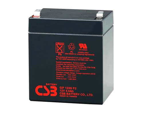 Акумуляторна батарея CSB GP1245F2, 12V 4.5Ah (90х70х100 (108)) Q10 Акумуляторна батарея CSB GP1245F2, 12V 4.5Ah (90х70х100 (108)) Q10