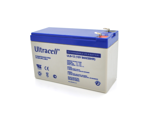 Акумуляторна батарея Ultracell UXL9-12 AGM 12V 9 Ah (151 x 65 x 99) White Q8/420 Акумуляторна батарея Ultracell UXL9-12 AGM 12V 9 Ah (151 x 65 x 99) White Q8/420
