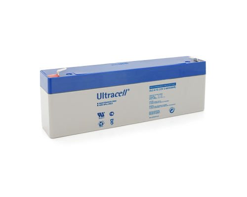Акумуляторна батарея Ultracell UL2.4-12 AGM 12V 2,4Ah (178 x 35 x 60) White Q10