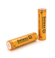 Акумулятор Li-ion POWERMASTER DELEEX 18650, 1200 мАг, 2 шт у блістері, ціна за блістер