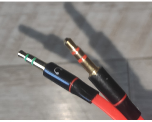 Сплиттер переходник Jack 3.5 мама to 2 Jack 3.5 папа (наушник и микрофон)