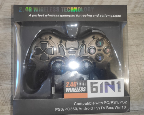 Джойстик игровой беспроводный 6в1 Wireless Technology 2.4 G для PC PS1 PS2 PS3 PC360 Android TV TV box Win 10
