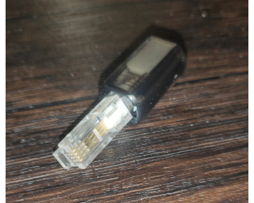 Соединитель для телефонного кабеля RJ11 (мама-папа)