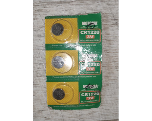 Уценка Батарейка Motoma CR1220 3V Уценка Батарейка Motoma CR1220 3V
