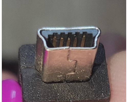 OTG кабель USB mini USB новый черный