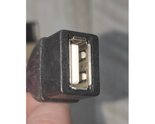 OTG кабель USB mini USB новый черный