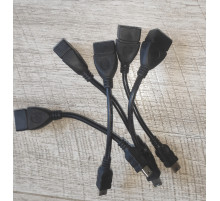 Распродажа OTG кабель USB mini USB новый черный