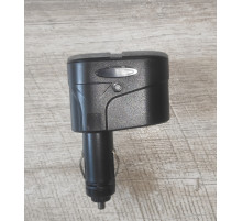 Уценка Разветвитель прикуриватель на 2 прикуривателя In-Car WF-325 новый черный