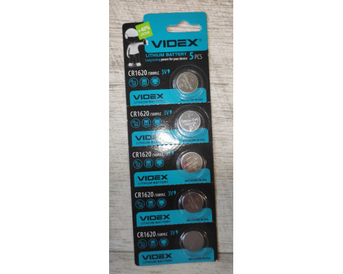 Батарейка Videx CR1620 3 V за шт Батарейка Videx CR1620 3 V за шт