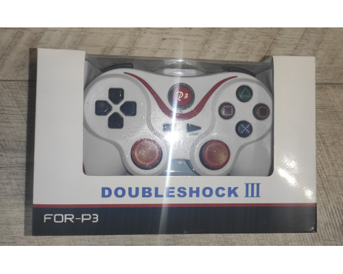 Джойстик для Playstation 3 Doubleshok 3 беспроводный белый