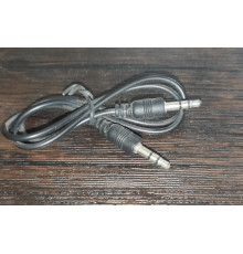 Кабель аудио AUX Jack 3.5 to Jack 3.5 0m2 м черный