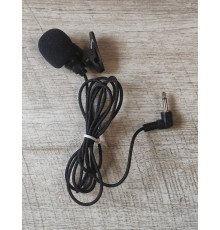 Распродажа Микрофон проводной с прищепкой черный новый