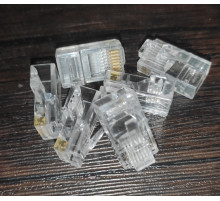 Коннектор RJ45 прозрачный