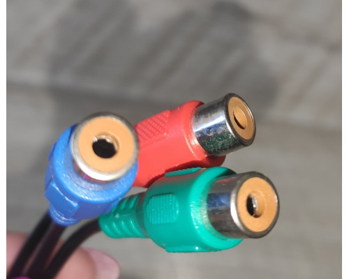 Распродажа Кабель Video Component Jack 3.5 to 3 RCA (папа - мама) Распродажа Кабель Video Component Jack 3.5 to 3 RCA (папа - мама)