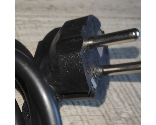 Кабель питания сетевой 3 PIN компьютерный 1.2 м черный Кабель питания сетевой 3 PIN компьютерный 1.2 м черный