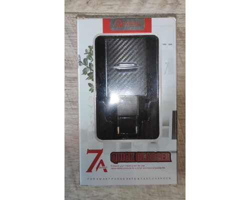 Блок питания быстрая зарядка TZ62 7A + кабель USB to Type C 1 м черный