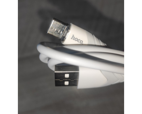 Кабель быстрой зарядки магнитный Hoco X63 USB to Type C 3A 1 м белый Кабель быстрой зарядки магнитный Hoco X63 USB to Type C 3A 1 м белый