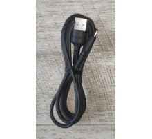 Кабель зарядки Hoco X30 USB to Micro USB 1.2 м силиконовый черный