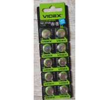 Уценка Батарейка Videx Alkaline AG8 LR1120 1.5V блистер 10 шт