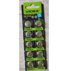 Уценка Батарейка Videx Alkaline AG8 LR1120 1.5V блистер 10 шт