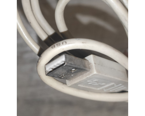 Кабель принтерной USB 2.0 AM - BM 1.5 м б/у серый Кабель принтерной USB 2.0 AM - BM 1.5 м б/у серый