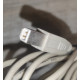 Кабель принтерной USB 2.0 AM - BM 1.5 м б/у серый