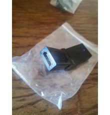 Переходник HDMI мама на HDMI мама 0-90 градусов