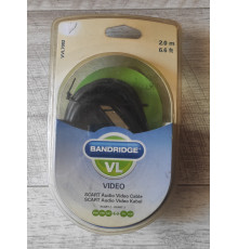 Распродажа Кабель Bandridge VVL7002 Scart-Scart 2m новый