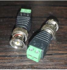 Штекер под отвертку BNC для видео