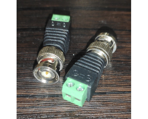 Штекер под отвертку BNC для видео