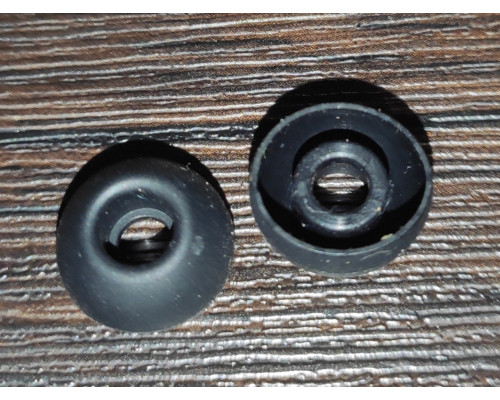 Вкладыши резинки для наушников, 2 шт в уп черные