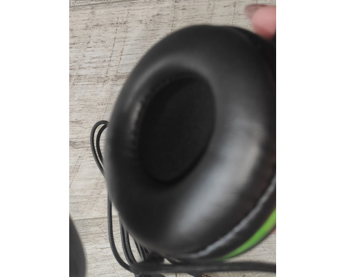 Наушники проводные с микрофоном KR-GM202 с регулятором громкости черные