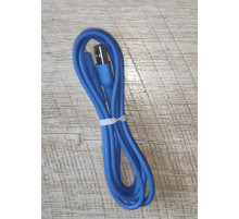 Кабель зарядки Hoco X30 USB to Lightning 1.2 м силиконовый синий